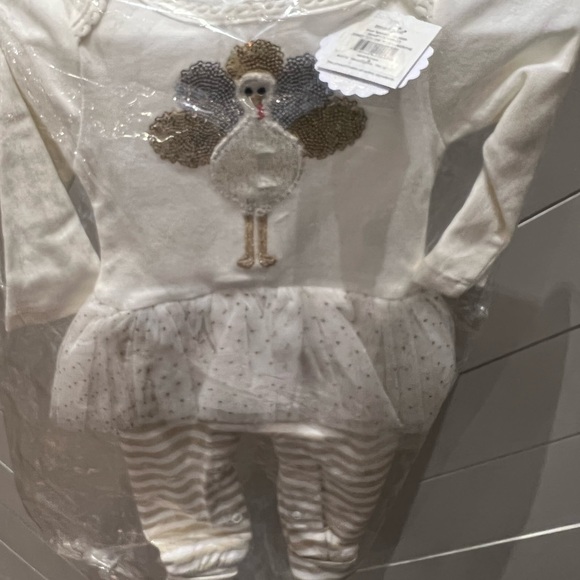 Mud Pie Other - 3 Mud Pie outfits, girls 0-3 months thanksgiving and Christmas outfits